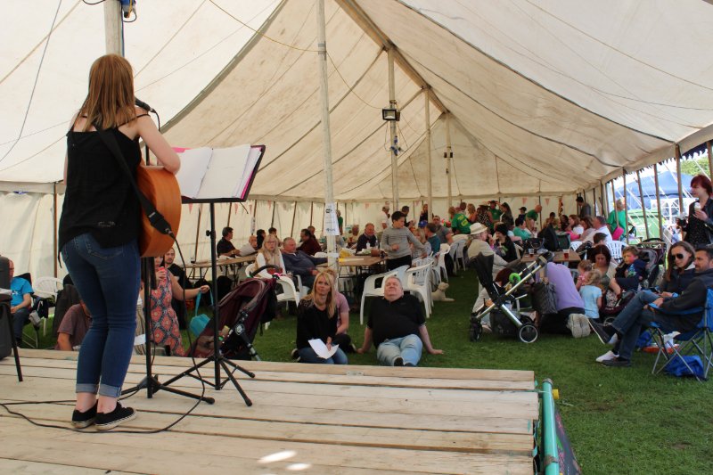Music in the tent